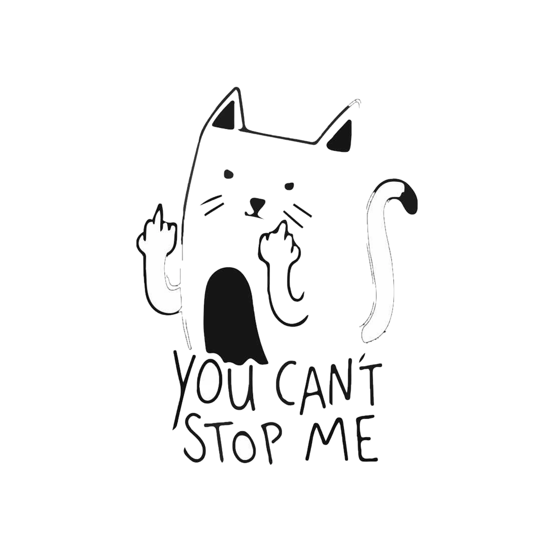 You Cant't Stop Me Sticker